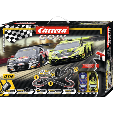AUTORAMA CARRERA GO PISTA ELÉTRICA DTM SUPERCARS COM 6,3 METROS 2 CARROS 1/43 CAR20062595